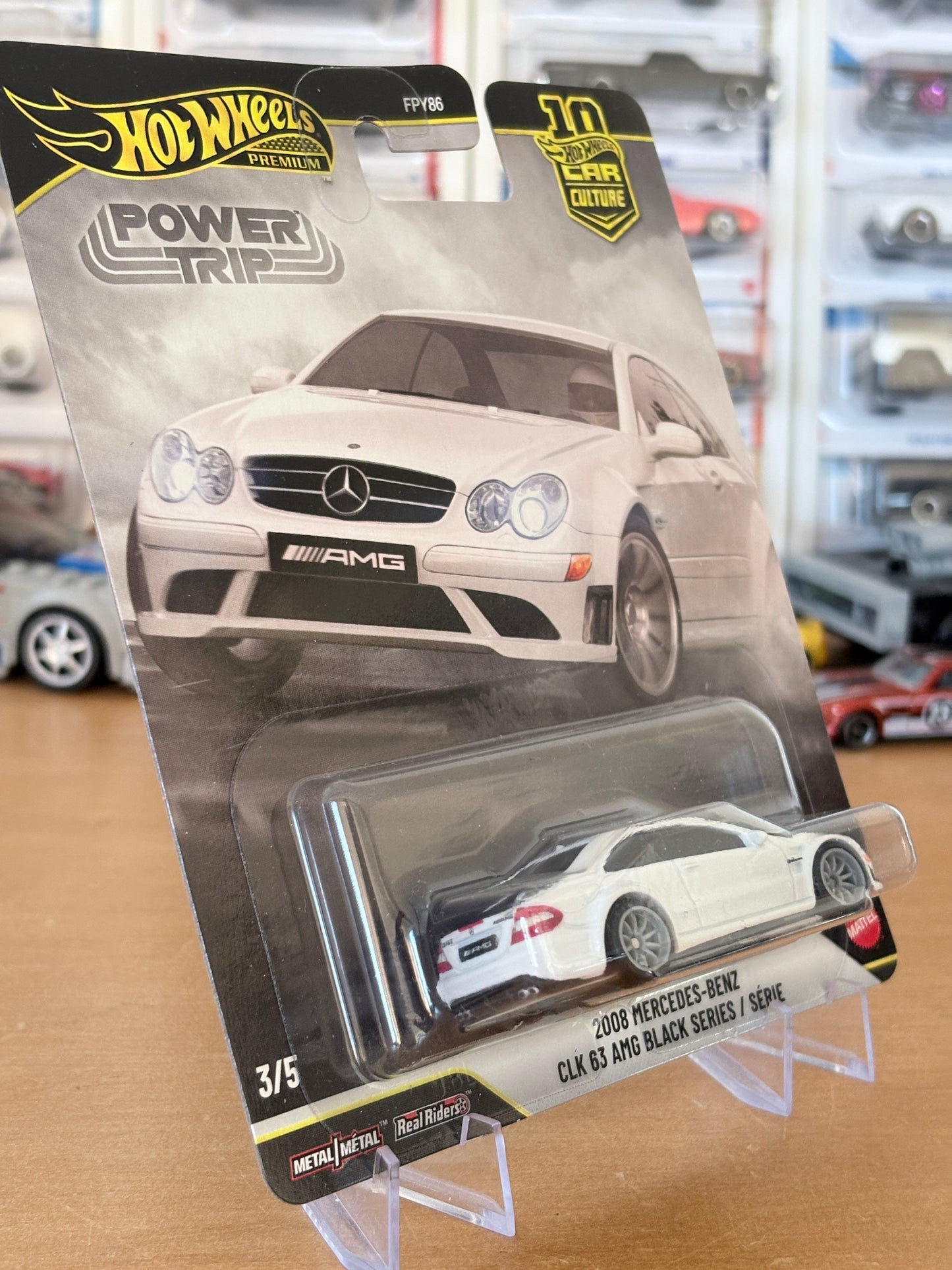 Hot Wheels Premium | 2008 Mercedes-Benz CLK 63 AMG Black Series | 2026 HW Car Culture Power Trip 3/5
