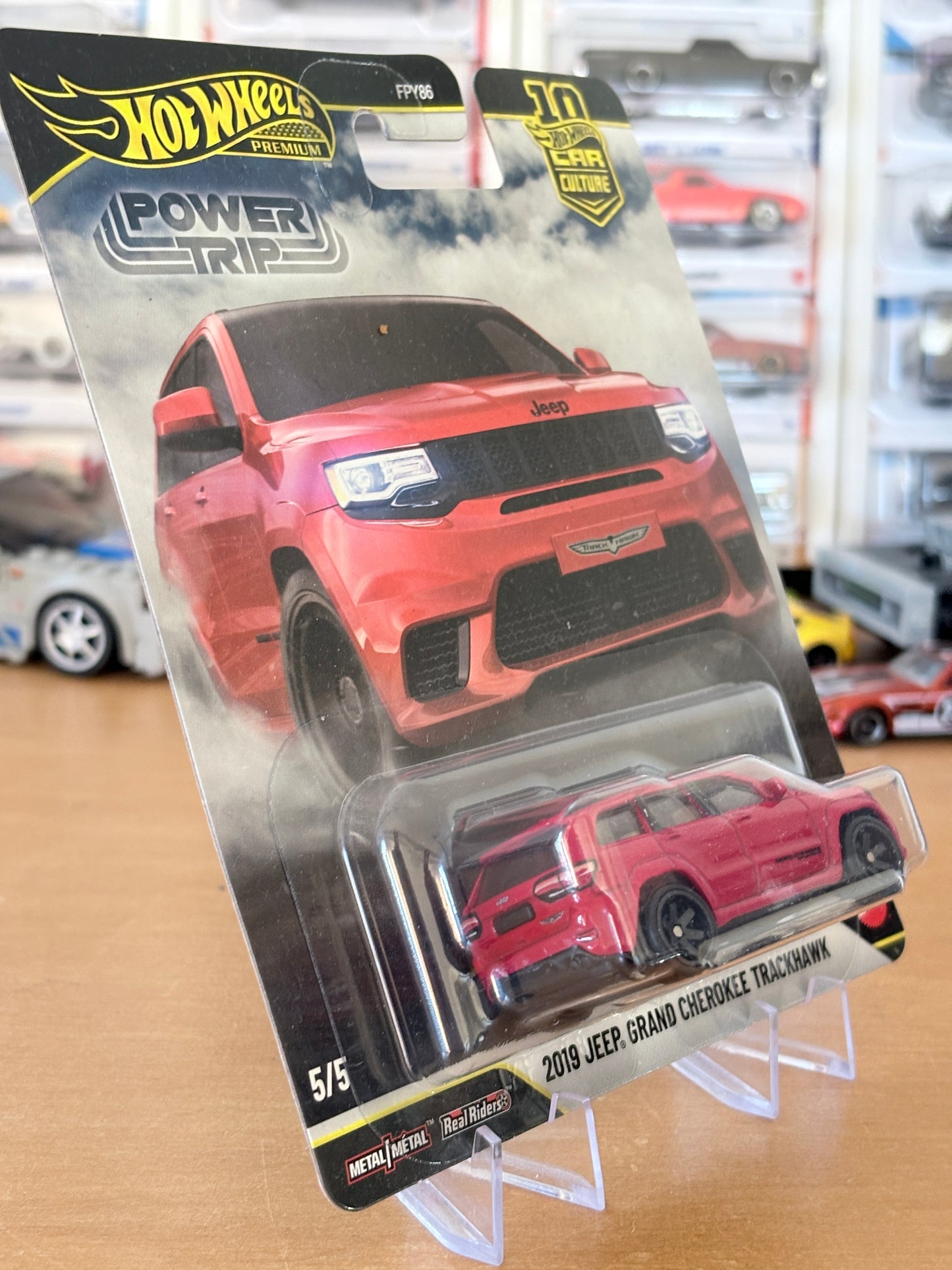 Hot Wheels Premium | 2019 Jeep Grand Cherokee Trackhawk | 2026 HW Car Culture Power Trip 5/5