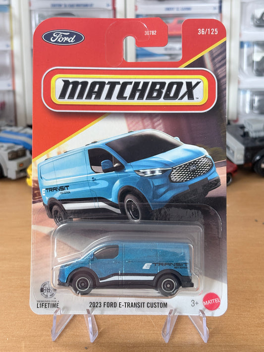 Matchbox Mainline | 2023 Ford E-Transit Custom | 2026 36/125 Blue