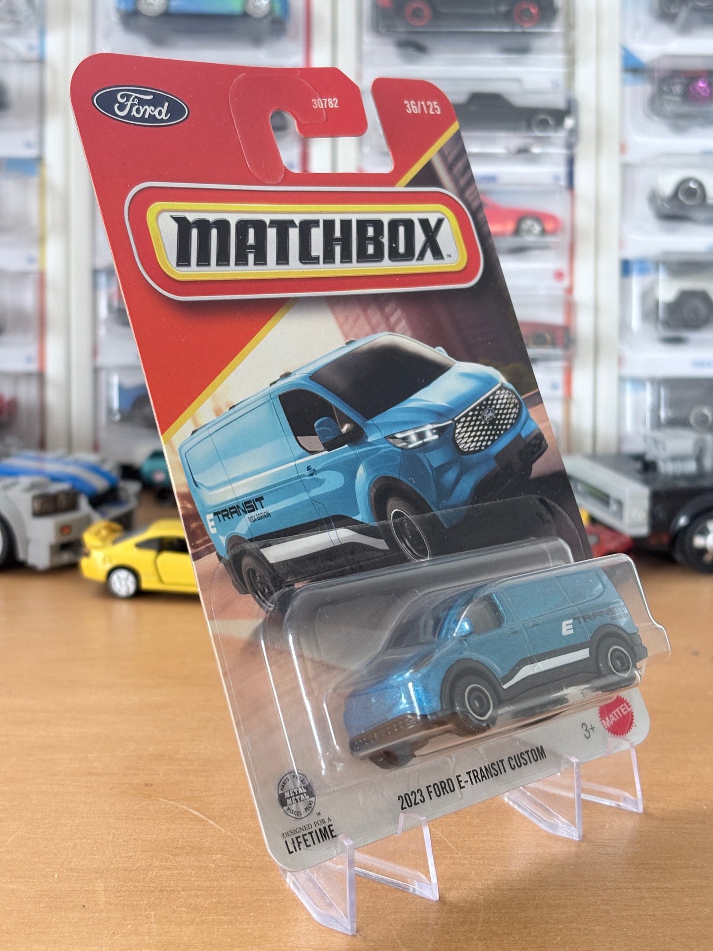 Matchbox Mainline | 2023 Ford E-Transit Custom | 2026 36/125 Blue