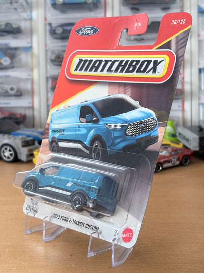 Matchbox Mainline | 2023 Ford E-Transit Custom | 2026 36/125 Blue