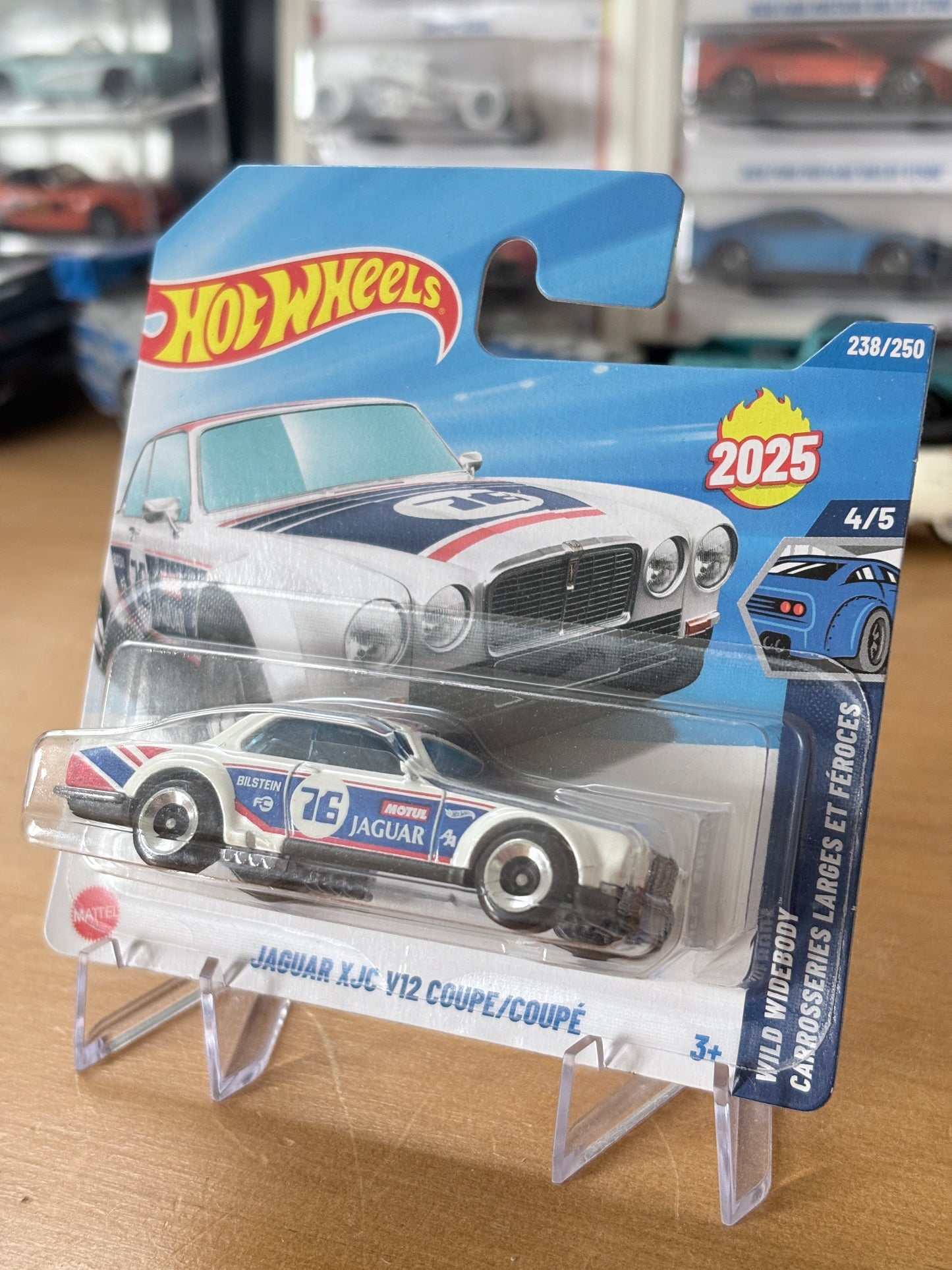 Hot Wheels Mainline | Jaguar XJC Coupe | 2025 Wile Widebody 4/5 Short Card