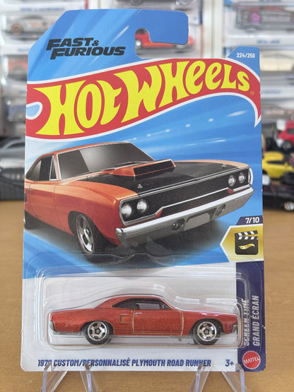 Hot Wheels 1970 Custom Plymouth Road Runner | 2026 Screen Time 7/10 Mainline