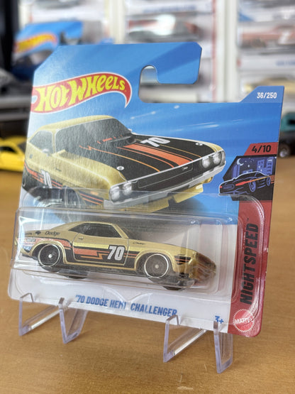 Hot Wheels '70 Dodge Hemi Challenger | 2026 Nightspeed 4/10 Mainline Short Card