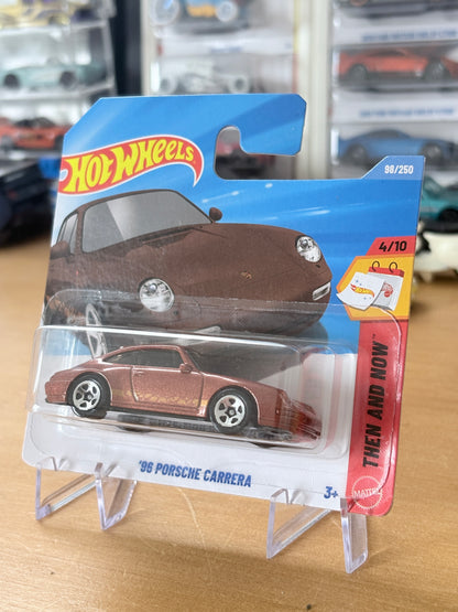 Hot Wheels Mainline / '96 Porsche Carrera / 2026 Then and Now 4/10 Short Card