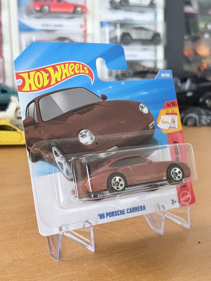 Hot Wheels Mainline / '96 Porsche Carrera / 2026 Then and Now 4/10 Short Card