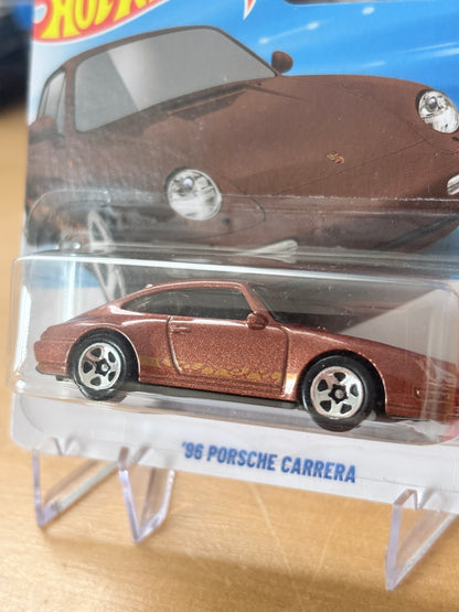 Hot Wheels Mainline / '96 Porsche Carrera / 2026 Then and Now 4/10 Short Card