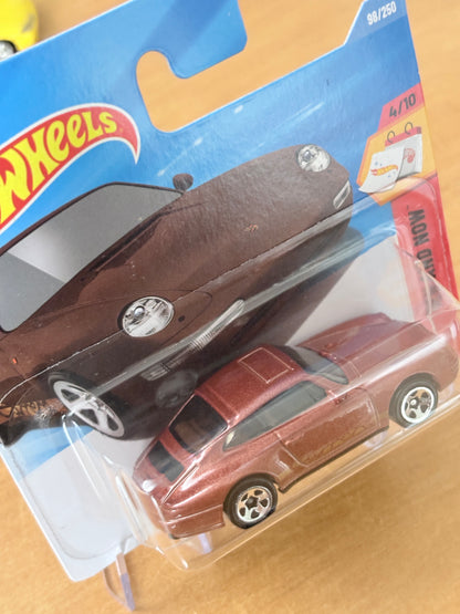 Hot Wheels Mainline / '96 Porsche Carrera / 2026 Then and Now 4/10 Short Card