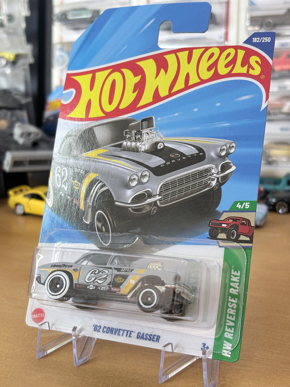 Hot Wheels '62 Corvette Gasser | 2025 HW: Reverse Rake 4/5 Mainline