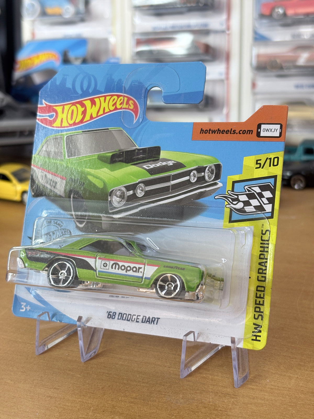 Hot Wheels '68 Dodge Dart | 2018 HW Speed Graphics 5/10 Short Card