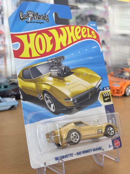 Hot Wheels '68 Corvette - Gas Monkey Garage | 2026 Screen Time 6/10 Mainline
