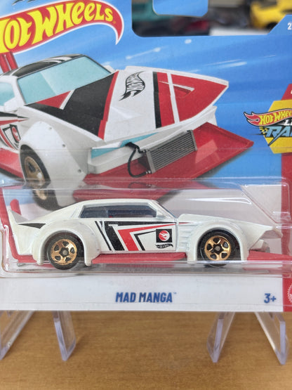 Hot Wheels Mad Manga | 2026 Hot Wheels Let's Race 4/5 Mainline Treasure Hunt Short Card