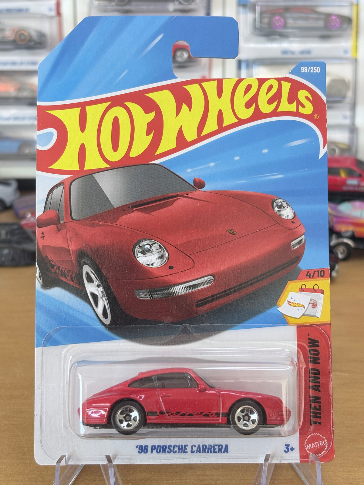 Hot Wheels '96 Porsche Carrera | 2026 Then And Now 4/10 Mainline RED
