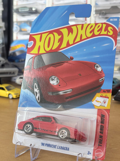 Hot Wheels '96 Porsche Carrera | 2026 Then And Now 4/10 Mainline RED