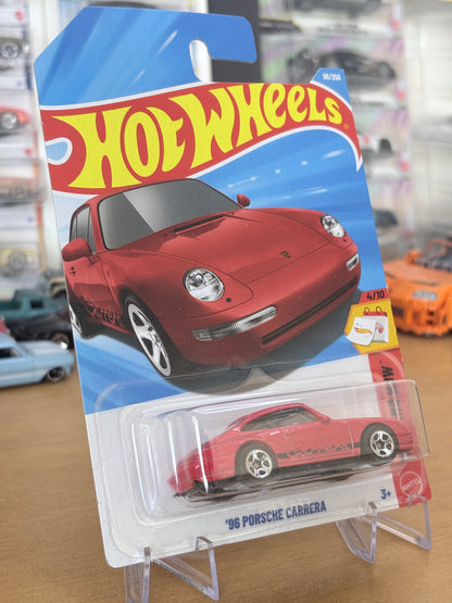 Hot Wheels '96 Porsche Carrera | 2026 Then And Now 4/10 Mainline RED
