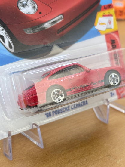 Hot Wheels '96 Porsche Carrera | 2026 Then And Now 4/10 Mainline RED