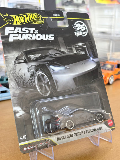 Hot Wheels Nissan 350z Custom | 2026 25 Years of Fast & Furious 4/5 Premium