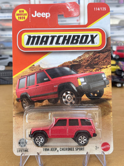 Matchbox 1994 Jeep Cherokee Sport | 2026 114/125 Mainline