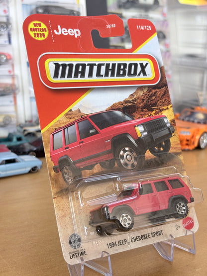 Matchbox 1994 Jeep Cherokee Sport | 2026 114/125 Mainline