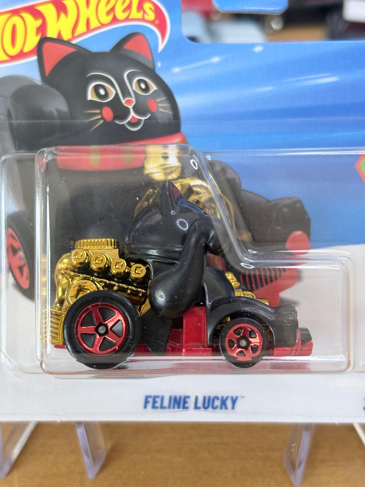 Hot Wheels Mainline | Feline Lucky | 2026 Exprimotors 2/5 Short Card BLACK