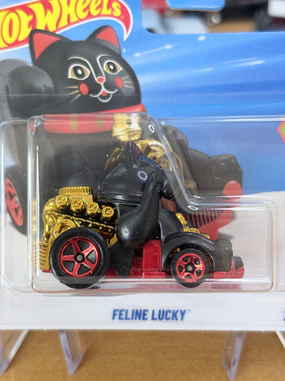 Hot Wheels Mainline | Feline Lucky | 2026 Exprimotors 2/5 Short Card BLACK