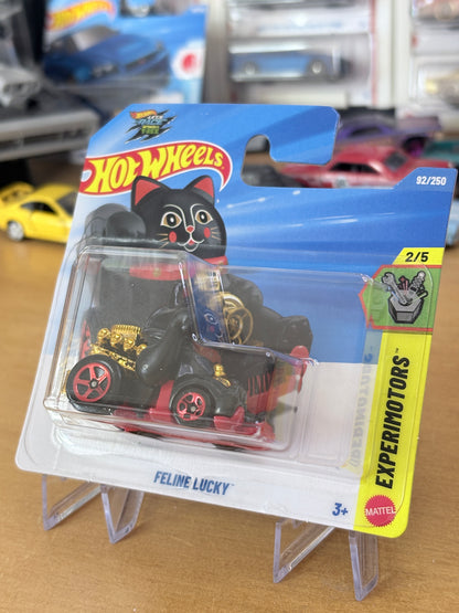 Hot Wheels Mainline | Feline Lucky | 2026 Exprimotors 2/5 Short Card BLACK