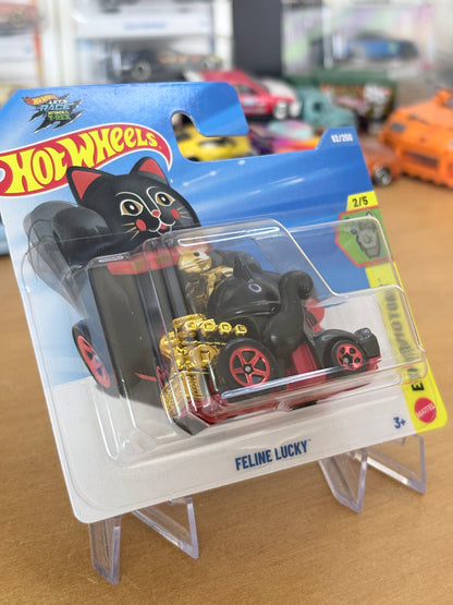 Hot Wheels Mainline | Feline Lucky | 2026 Exprimotors 2/5 Short Card BLACK