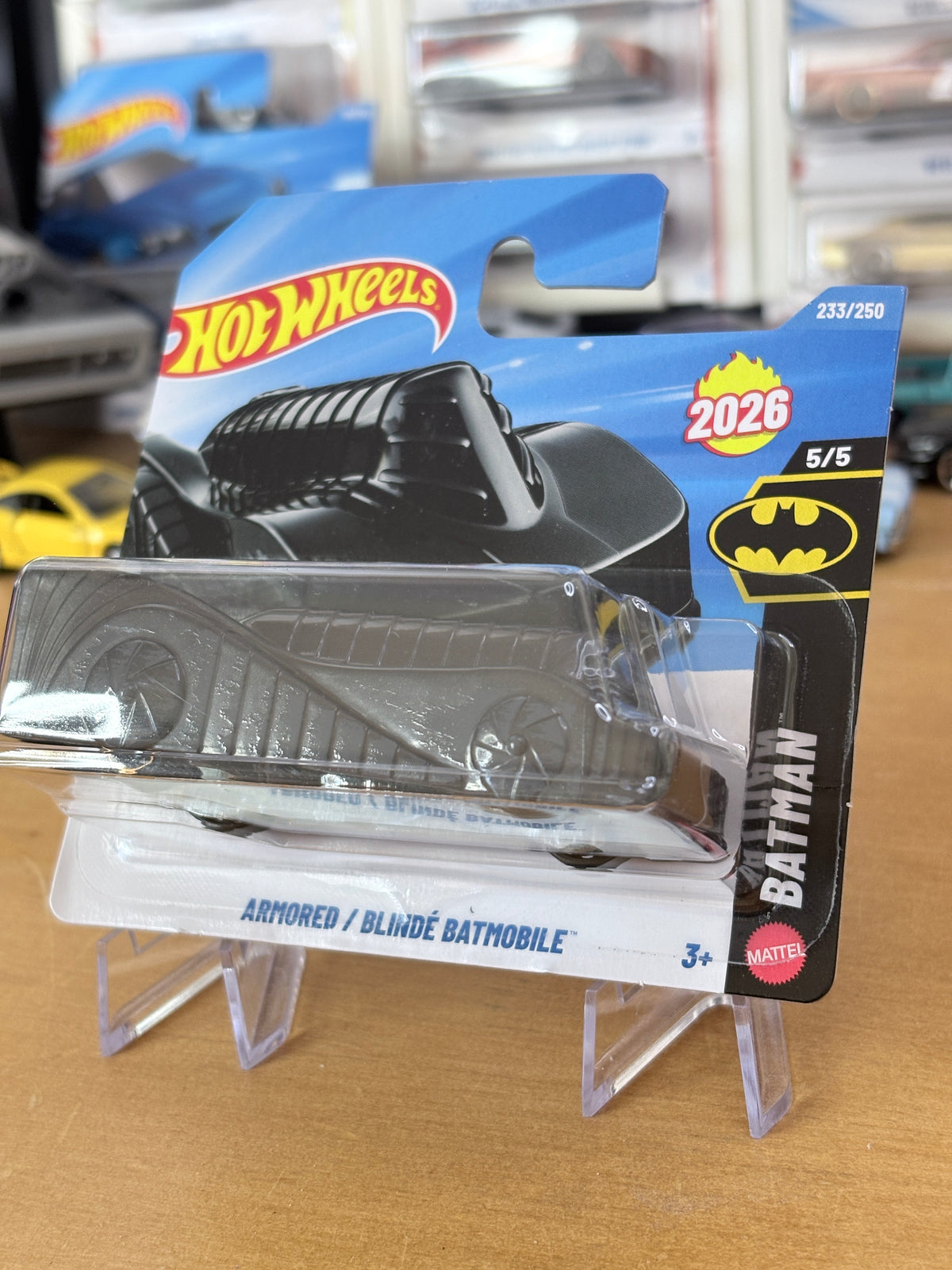 Hot Wheels Armored Batmobile | 2026 Batman 5/5 Short Card
