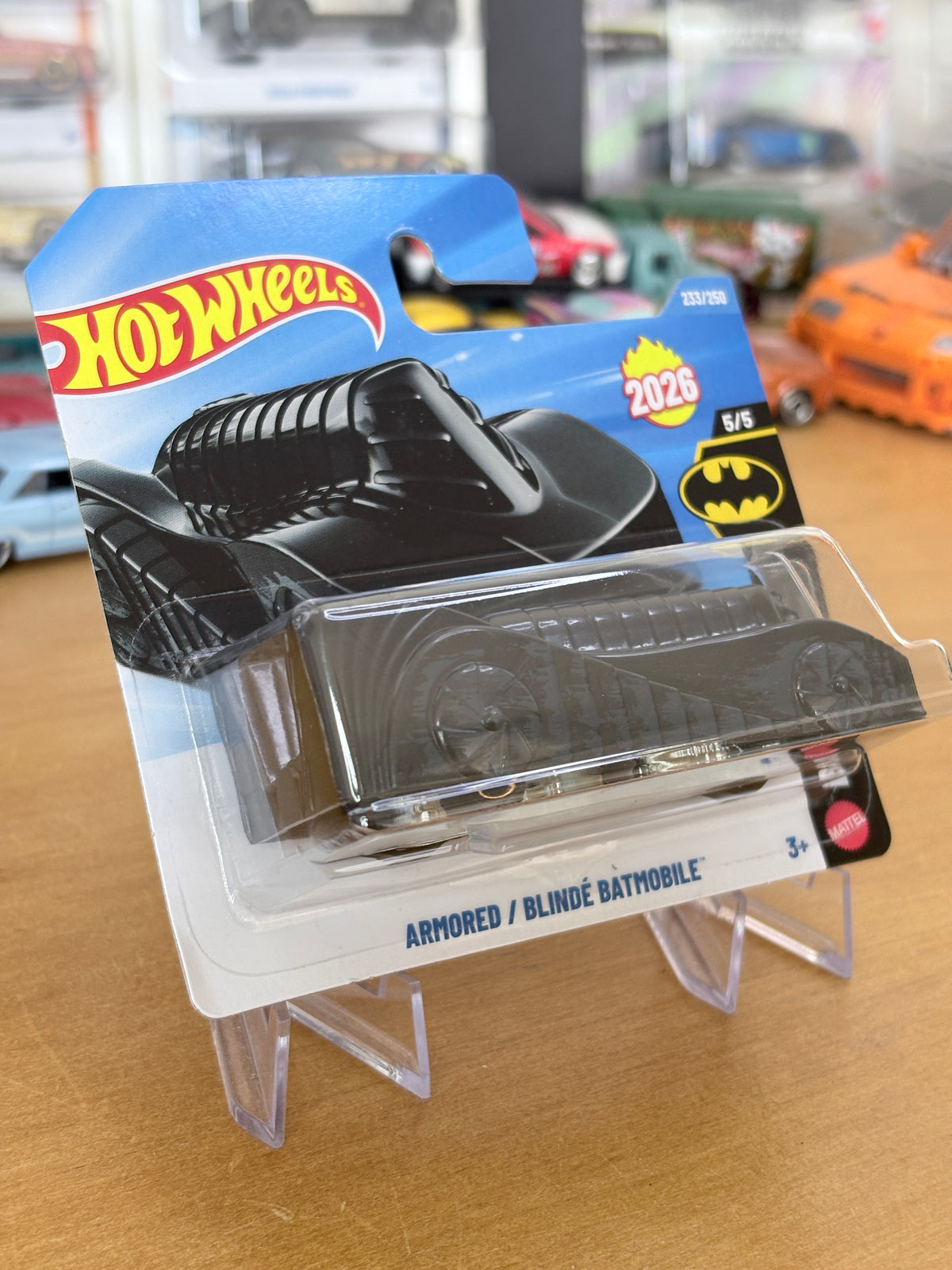 Hot Wheels Armored Batmobile | 2026 Batman 5/5 Short Card