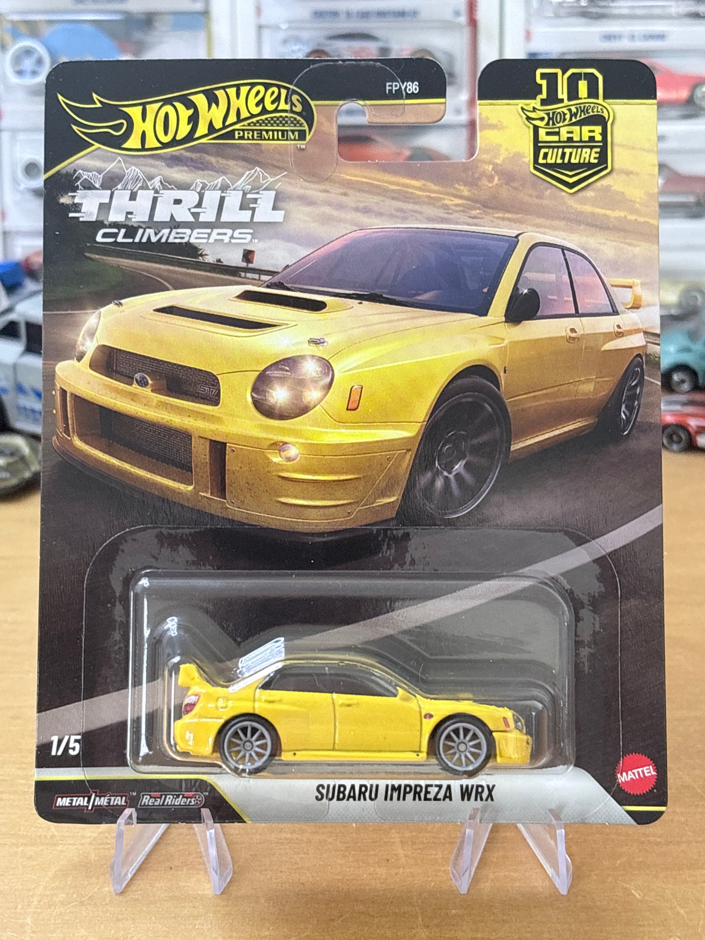 Hot Wheels Premium | Subaru Imprezza WRX | 2026 Thrill Climbers 1/5