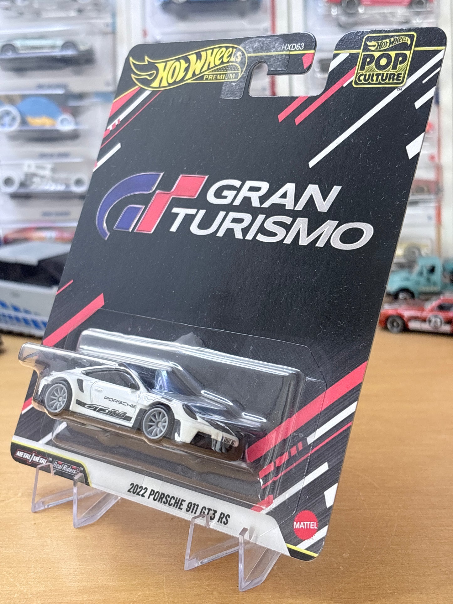 Hot Wheels Premium / 2022 Porsche 911 GT3 RS / 2026 HW Pop Culture Gran Turismo