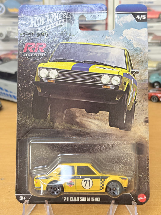 Hot Wheels Silver Series | '71 Datsun 510 | 2026 Rally Racers 4/5