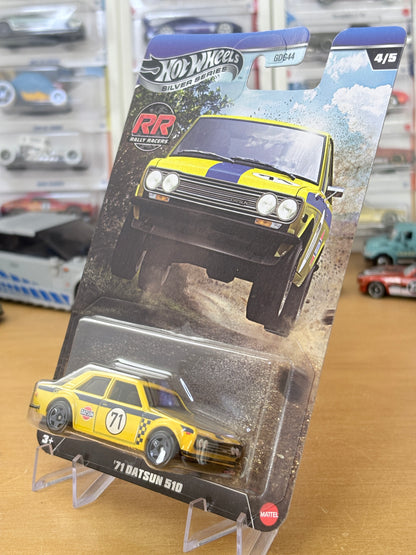 Hot Wheels Silver Series | '71 Datsun 510 | 2026 Rally Racers 4/5
