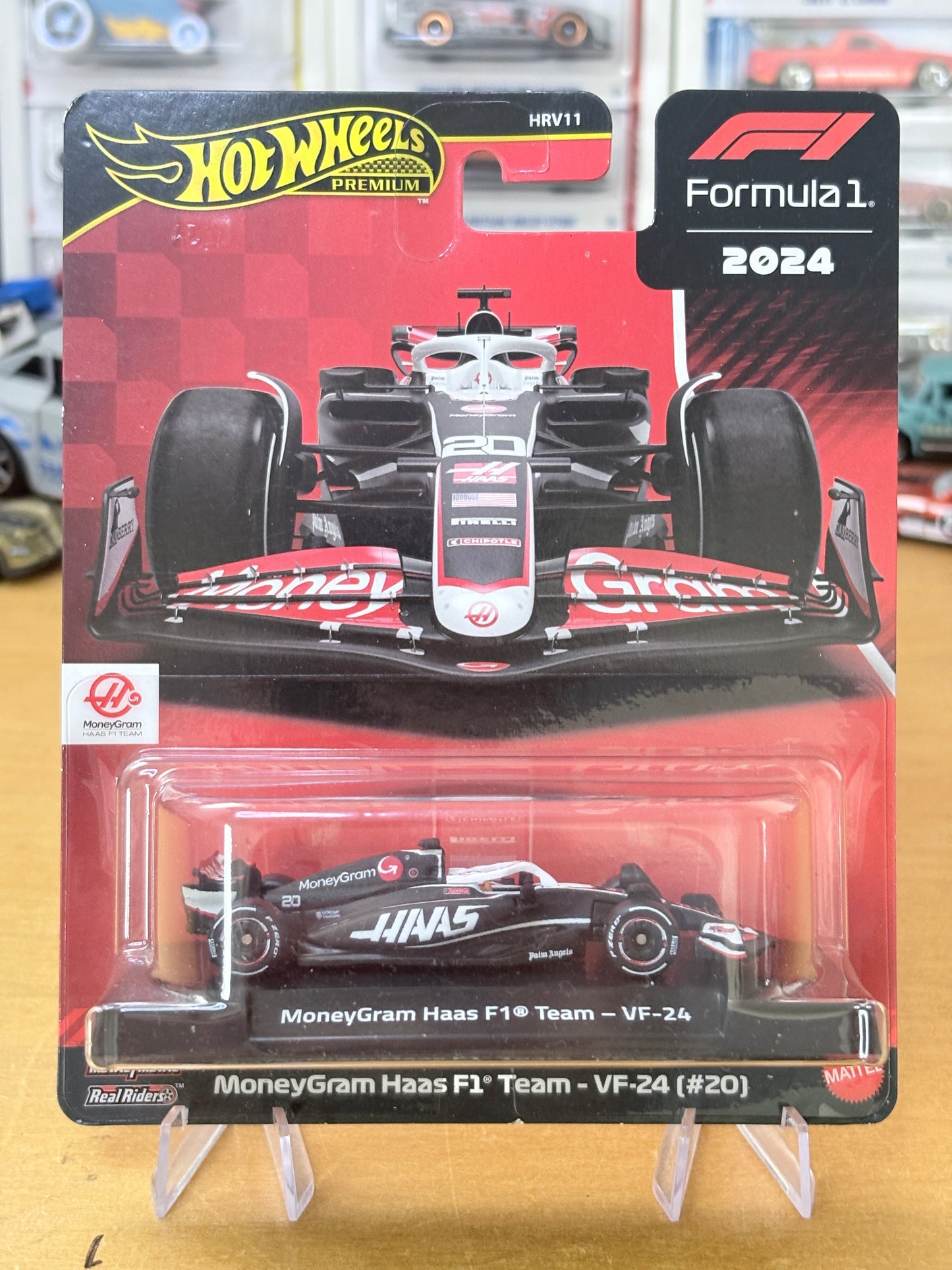 Hot Wheels Premium / MoneyGram Haas F1 Team - VF-24 (#20) / 2025 Formula 1 2024