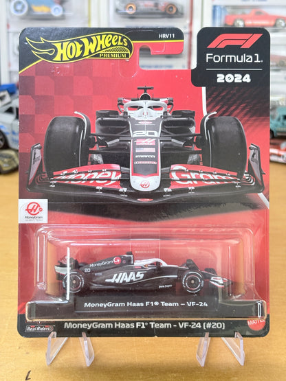 Hot Wheels Premium / MoneyGram Haas F1 Team - VF-24 (#20) / 2025 Formula 1 2024