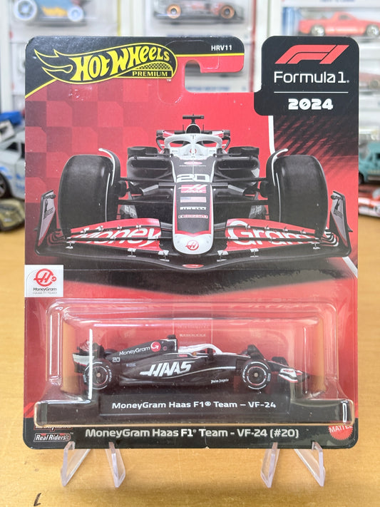 Hot Wheels Premium / MoneyGram Haas F1 Team - VF-24 (#20) / 2025 Formula 1 2024