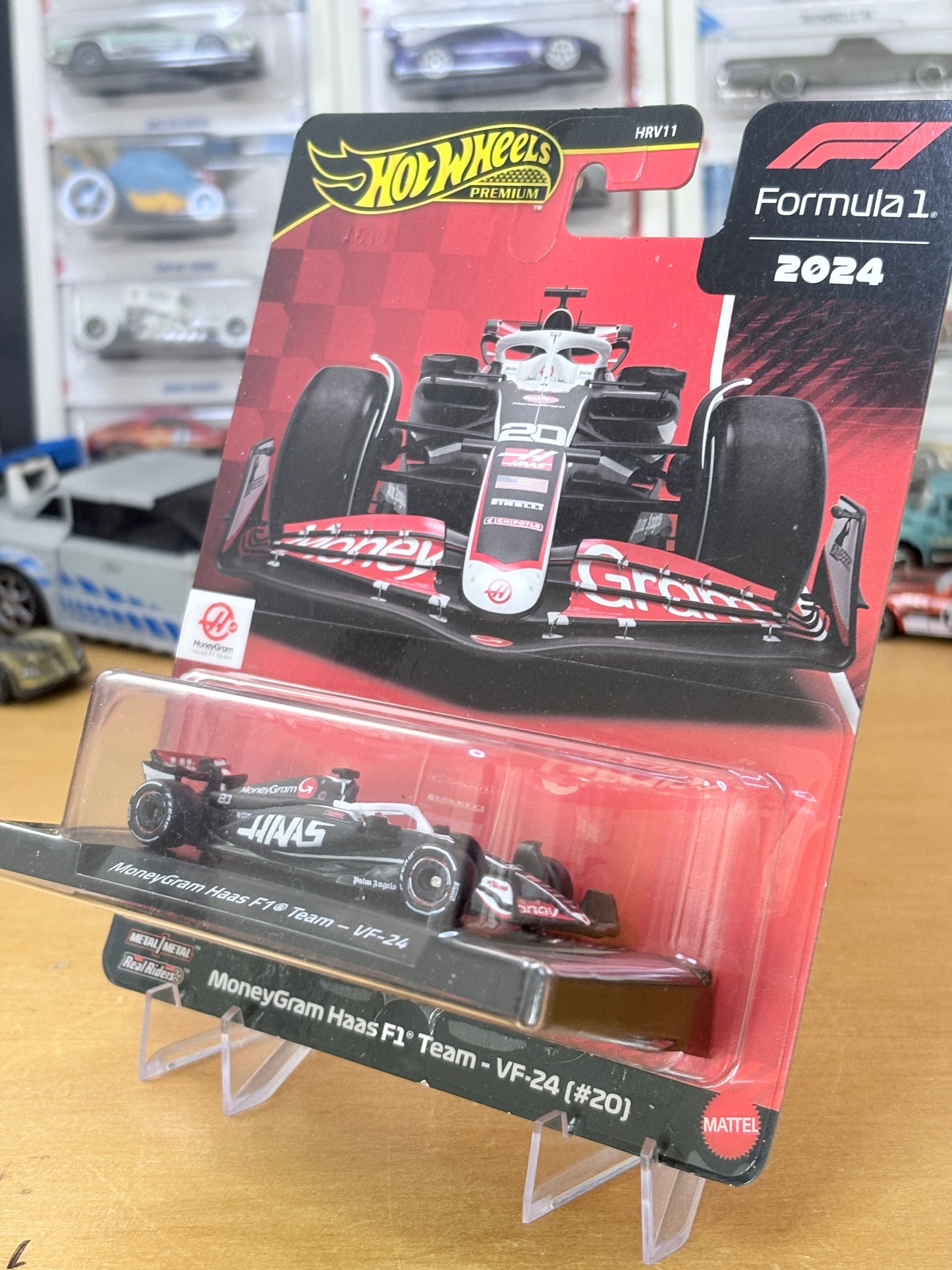 Hot Wheels Premium / MoneyGram Haas F1 Team - VF-24 (#20) / 2025 Formula 1 2024