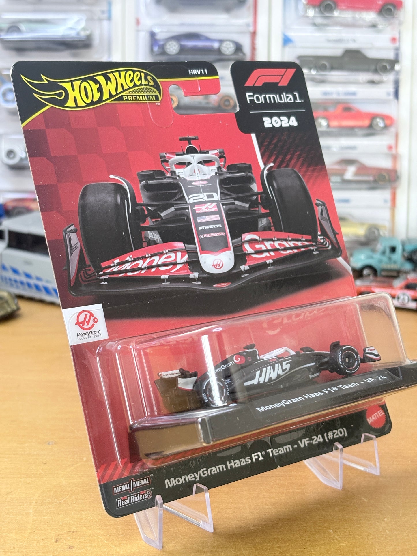 Hot Wheels Premium / MoneyGram Haas F1 Team - VF-24 (#20) / 2025 Formula 1 2024
