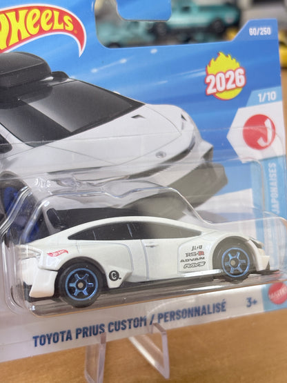 TWO PACK Hot Wheels Mainline | Toyota Prius Custom | 2026 HW J-Imports 1/10 (Short Card)