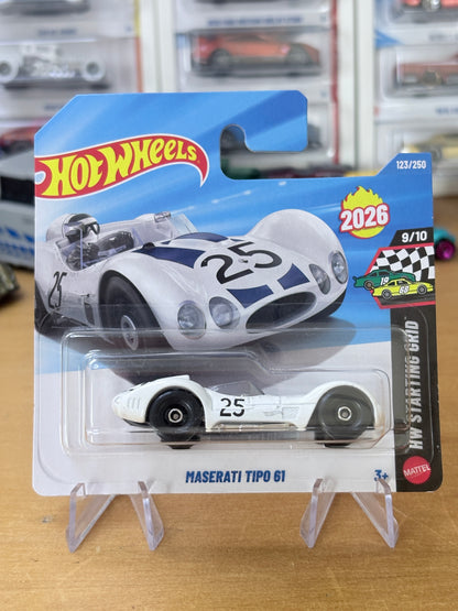 Hot Wheels Mainline | Maserati Tipo 61 | 2026 HW Starting Grid 9/10 (Short Card)