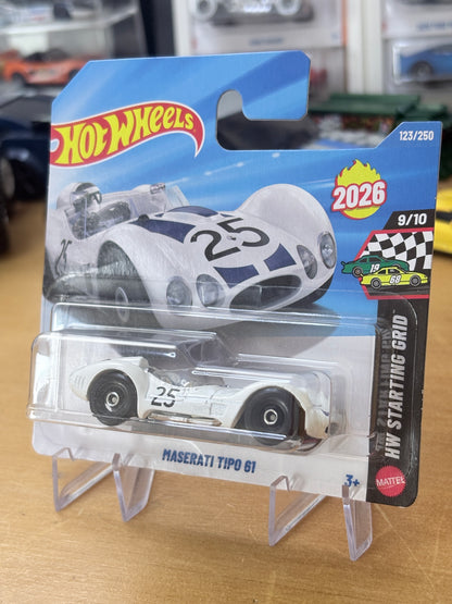 Hot Wheels Mainline | Maserati Tipo 61 | 2026 HW Starting Grid 9/10 (Short Card)