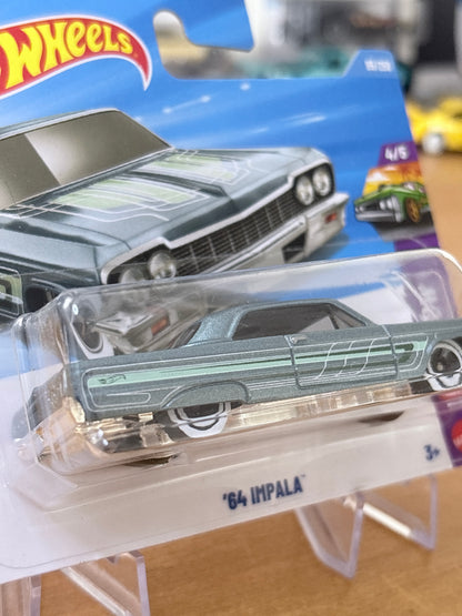 Hot Wheels Mainline | '64 Impala | 2026 Layin Low 4/5 (Short Card)