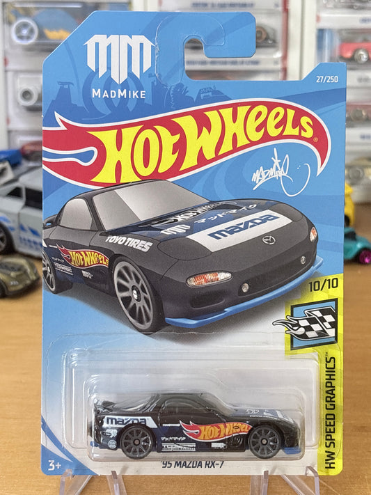 Hot Wheels Mainline | '95 Mazda RX-7 | 2019 HW Speed Graphics 10/10