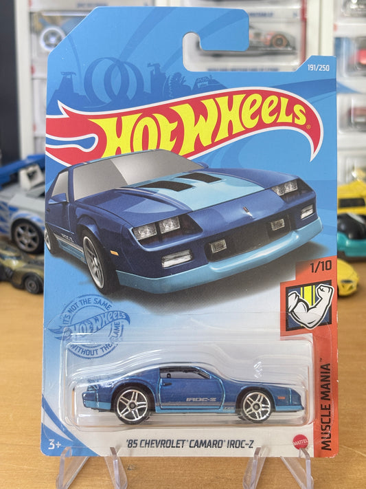 Hot Wheels Mainline | '85 Chevrolet Camaro IROC-Z | 2019 Muscle Mania 1/10