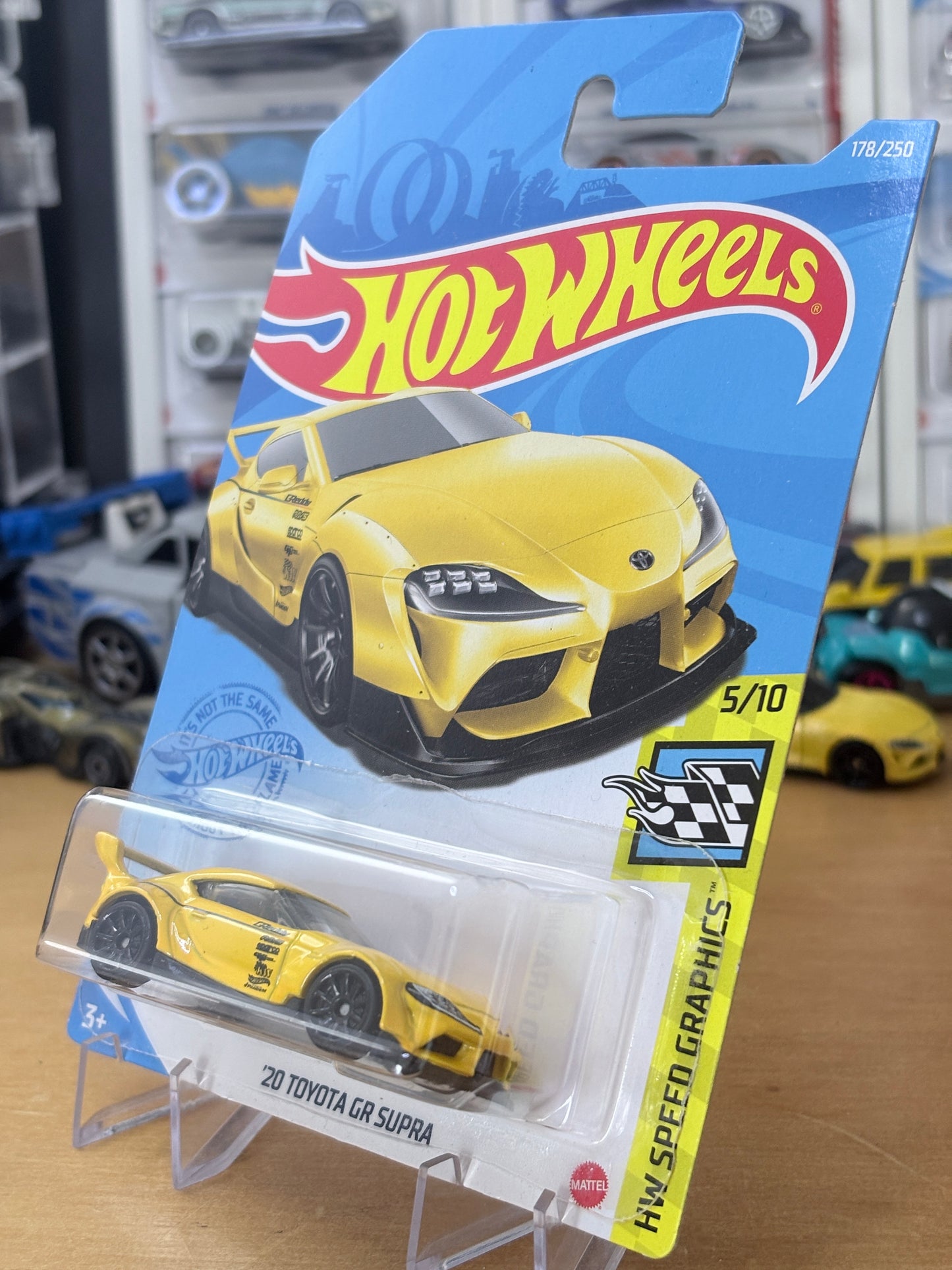 Hot Wheels Mainline / '20 Toyota GR Supra / 2021 HW Speed Graphics 5/10