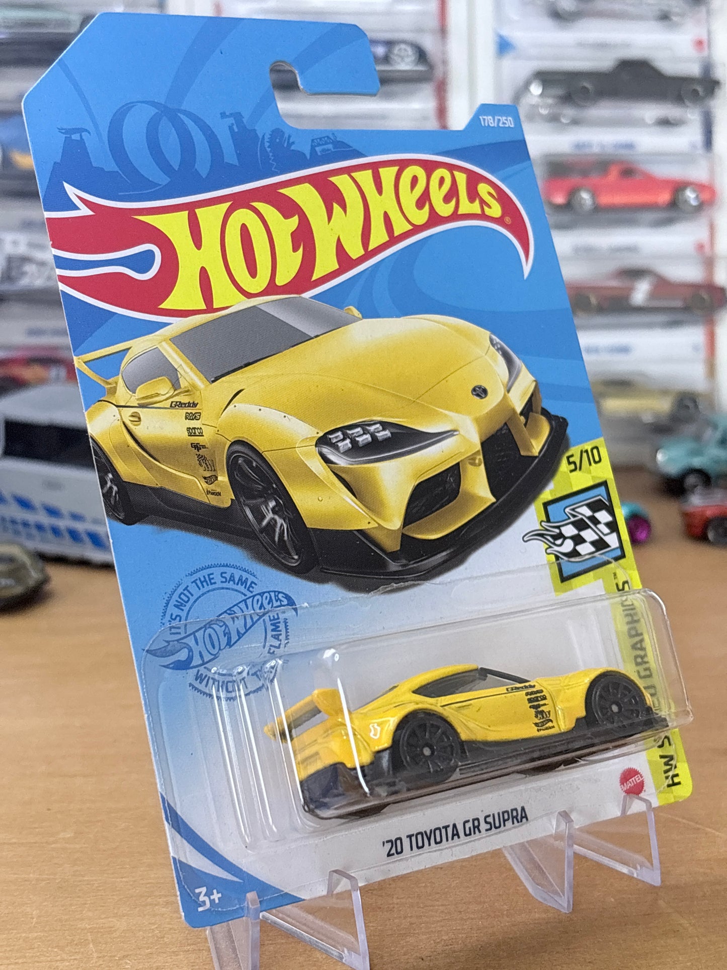 Hot Wheels Mainline / '20 Toyota GR Supra / 2021 HW Speed Graphics 5/10