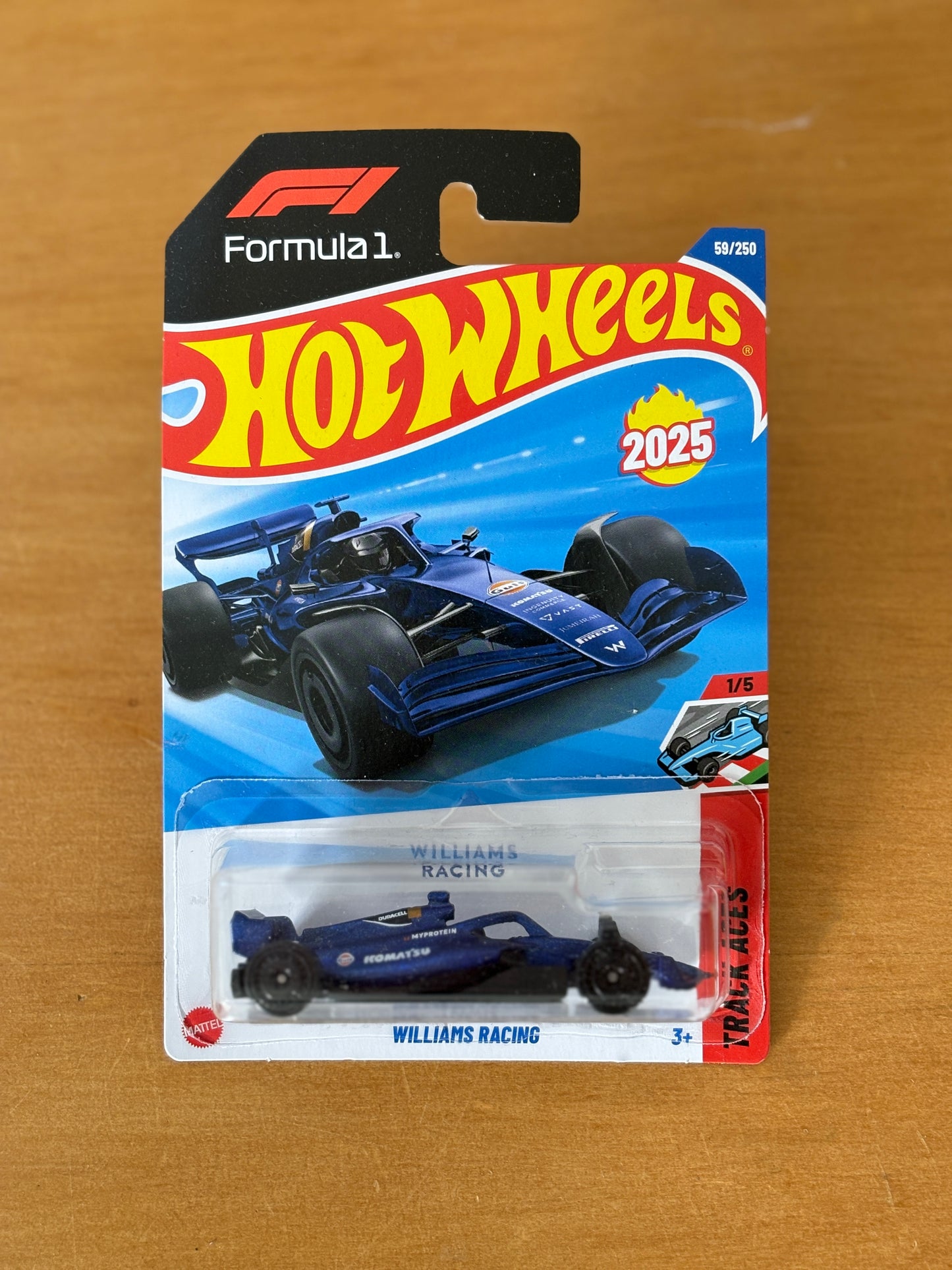 Hot Wheels Mainline / F1 Williams Racing / 2025 HW Track Aces 1/5