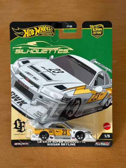 Hot Wheels Premium / LB-ER34 Super Silhouette Nissan Skyline / 2025 HW Silhouettes 1/5
