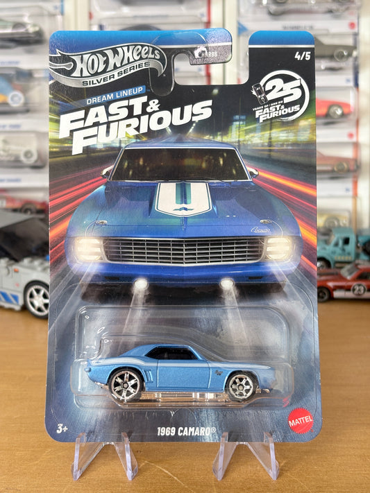 Hot Wheels Silver Series | 1969 Camaro | 2026 Fast & Furious Dream Line Up 4/5