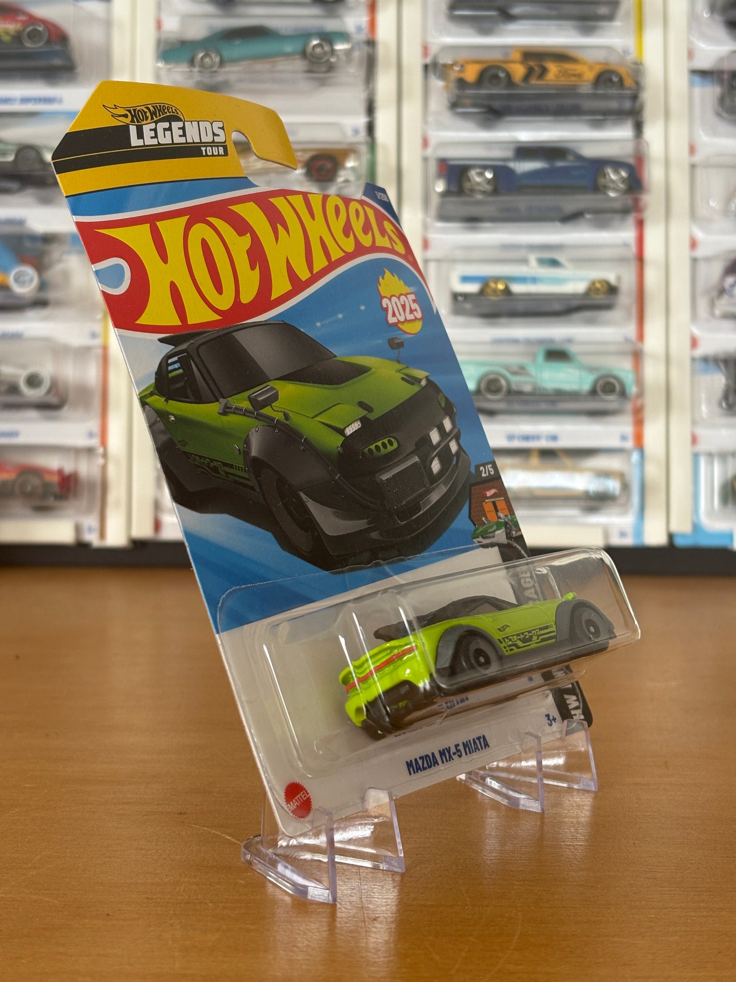 Hotwheels Mainline / Mazda MX-5 Miata / 2025 HW Dream Garage 2/5 GREEN
